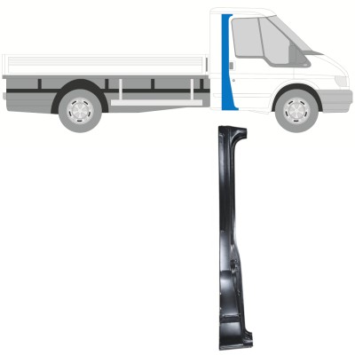Opravný diel B-stĺpika pre Ford Transit 2000-2013 / Pravá / Jednomiestna kabína 14898