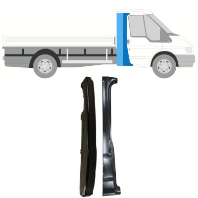 Opravný diel B-stĺpika pre Ford Transit 2000-2013 / Pravá / Jednomiestna kabína / Sada 14900