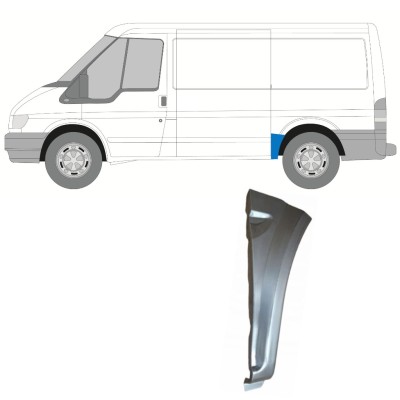 Lem zadného blatníka pre Ford Transit 2000-2013 / Ľavý 14999