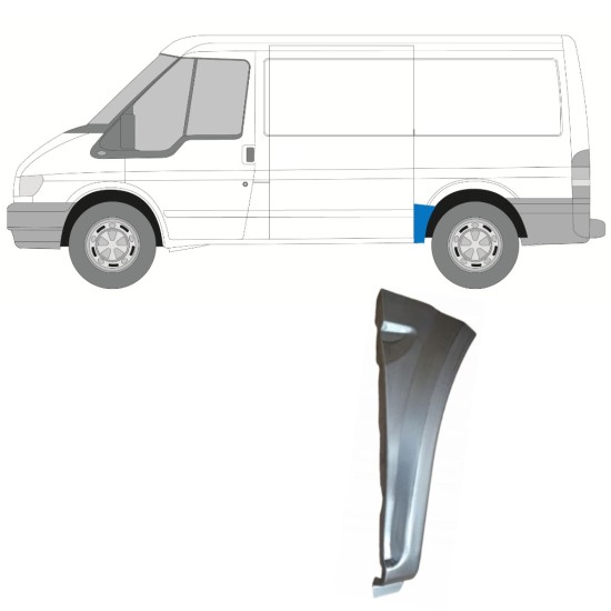 Lem zadného blatníka pre Ford Transit 2000-2013 / Ľavý 14999 Lem zadného blatníka pre Ford Transit 2000-2013 / Ľavý 14999