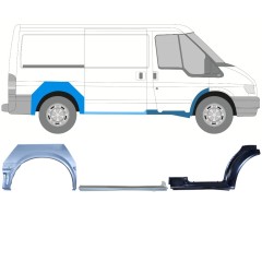 Opravný plech sada pre Ford Transit 2000-2013 / Pravá / 15022