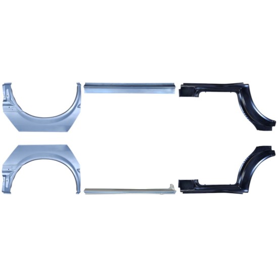 Opravný plech sada pre Ford Transit 2000-2013 / Ľavá+Pravá / 15024 Opravný plech sada pre Ford Transit 2000-2013 / Ľavá+Pravá / 15024