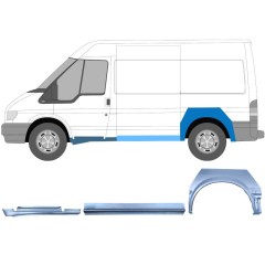 Opravný plech sada pre Ford Transit 2000-2013 / Ľavý / 12433