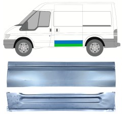 Opravný plech posuvných dverí vnútorný + vonkajší pre Ford Transit 2000-2013 / Ľavý / Sada 12666