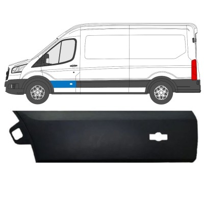 Lišta predných dverí pre Ford Transit 2014- / Ľavý 14661