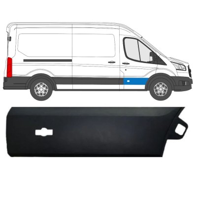 Lišta predných dverí pre Ford Transit 2014- / Pravá 14660