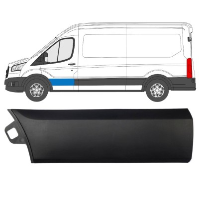 Lišta predných dverí pre Ford Transit 2014- / Ľavý 14658