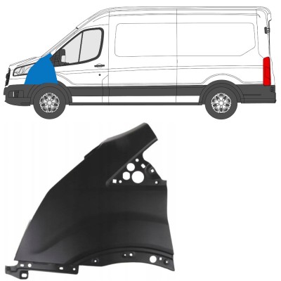 Predný blatník pre Ford Transit 2014- 2014-2019 / Ľavý 17093
