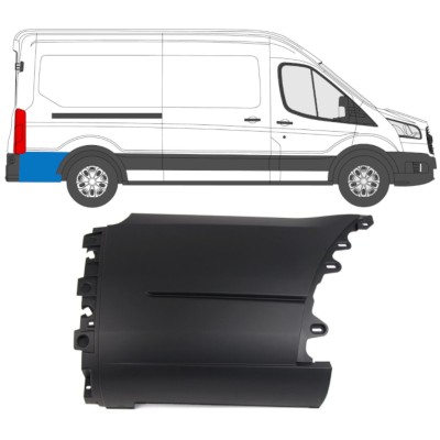 Bočná lišta zadného blatníka za kolesom pre Ford Transit 2014- / Pravá 14670