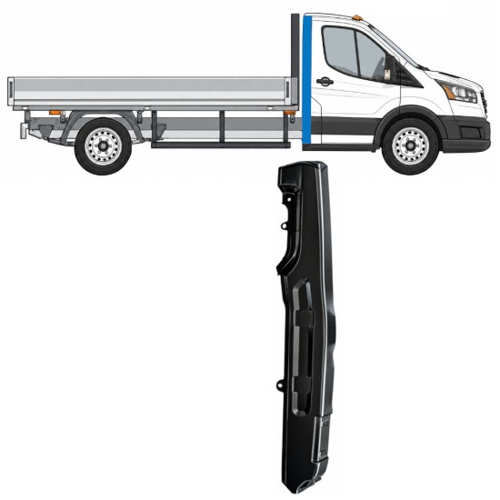Opravný diel B-stĺpika pre Ford Transit 2014- 2014-2026 / Pravá 17278