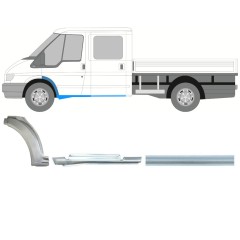 Opravný plech prahu + predného blatníka pre Ford Transit 2000-2013 / Ľavý / Sada 9924
