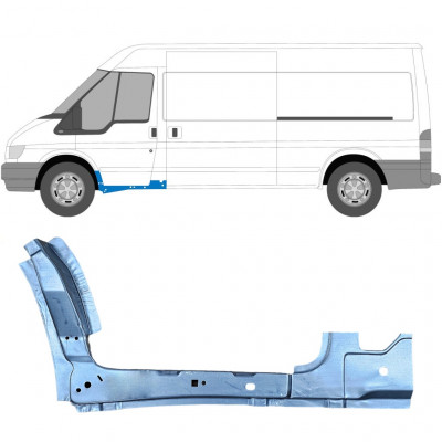 Vnútorný predný opravný plech pre Ford Transit 2000-2013 / Ľavý 7155