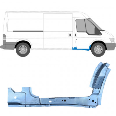 Vnútorný predný opravný plech pre Ford Transit 2000-2013 / Pravá 7154