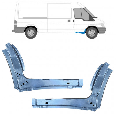 Opravný plech prahu vnútorný pre Ford Transit 2000-2013 / Sada 11909