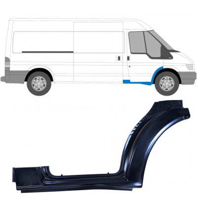 Opravný plech prahu predných dverí pre Ford Transit 2000-2013 / Pravá 5314