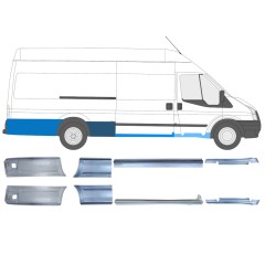 Opravný plech sada pre Ford Transit 2000-2013 / Ľavá+Pravá / 14685