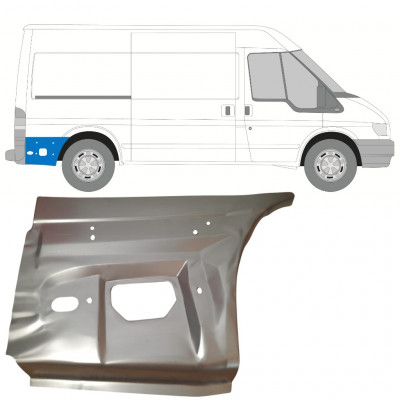 Lem zadného blatníka pre Ford Transit 2000-2013 / Pravá 11756