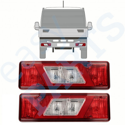 Zadná lampa pre Ford Transit 2014- / Ľavá+Pravá / Sada 10081