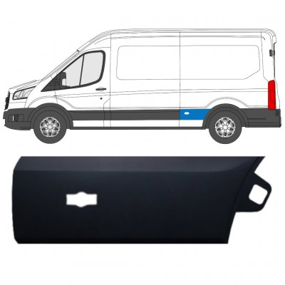 Bočná lišta zadného blatníka pre Ford Transit 2014-  / LWB / Ľavý 11689