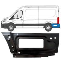 Opravný plech zadného blatníka zadná časť pre Ford Transit 2014- / Ľavý 15349