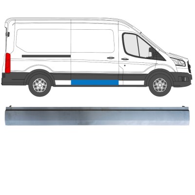 Opravný plech posuvných dverí pre Ford Transit 2014- / Pravá 14920