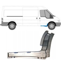Opravný plech prahu vnútorný pre Ford Transit 2000-2013 / Pravá 11907
