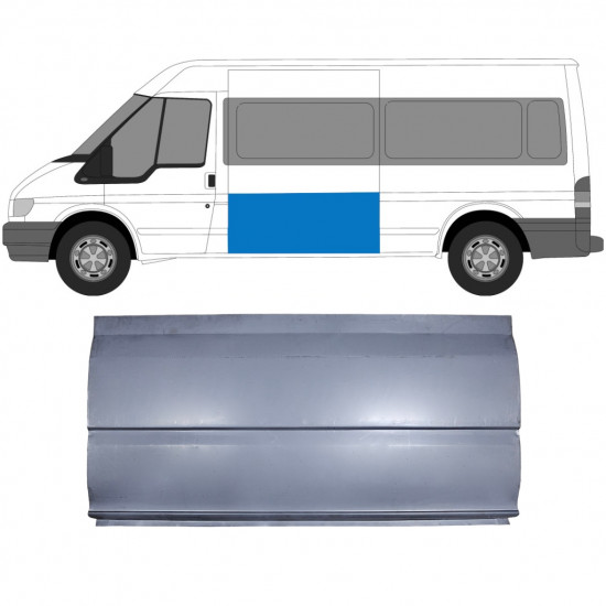 Opravný plech bočnej steny pre Ford Transit 2000- / MWB / LWB / Ľavý 5305