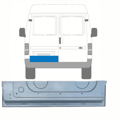 Opravný plech zadných dverí pre Ford Transit 1985-2000 / Ľavý 8445