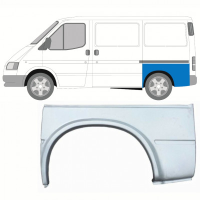 Lem zadného blatníka pre Ford Transit 1991-2000 / Ľavý 8818