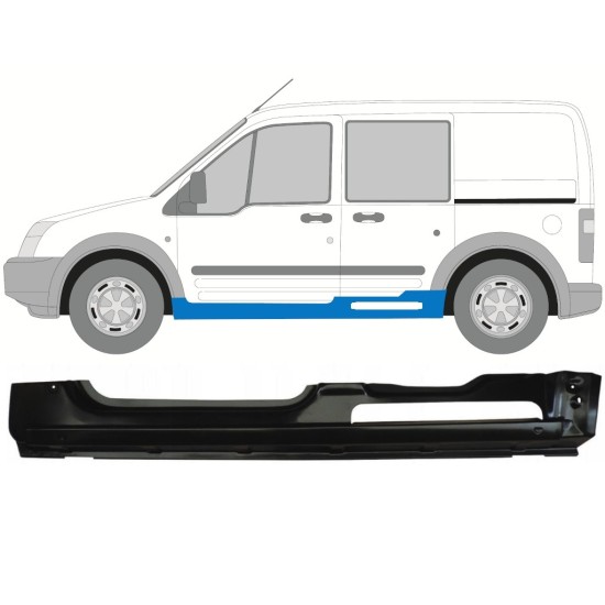 Kompletný prah pre Ford Transit Connect 2003-2013 / Ľavý 17149