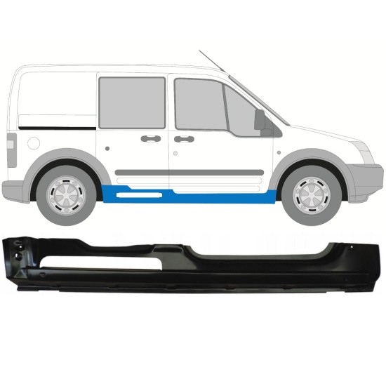 Kompletný prah pre Ford Transit Connect 2003-2013 / Pravá 17148