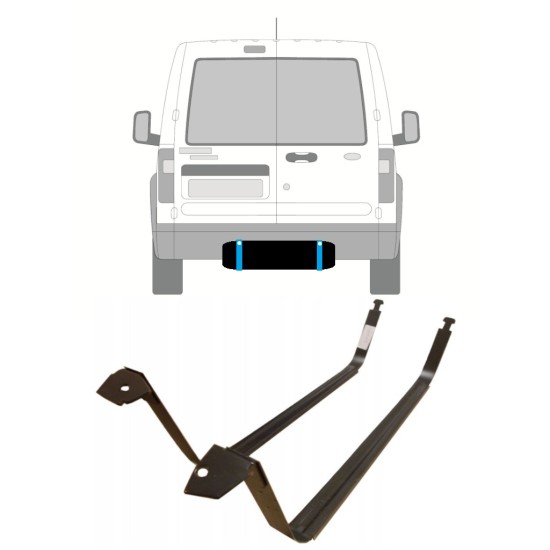 Objímky palivovej nádrže pre Ford Transit Connect 2003-2013 14958 Objímky palivovej nádrže pre Ford Transit Connect 2003-2013 14958