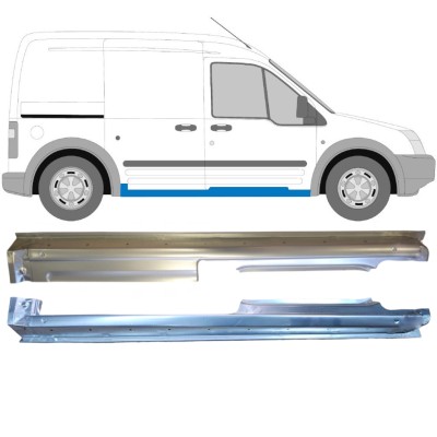 Kompletný prah pre Ford Transit Connect 2003-2013 / Ľavá+Pravá / Sada 14614