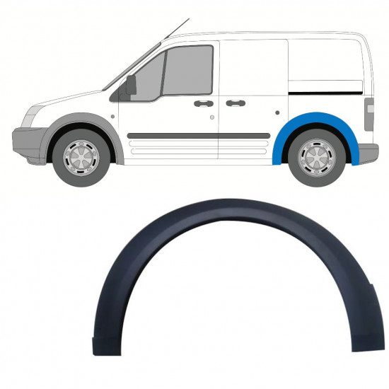 Bočná lišta zadného blatníka pre Ford Transit Connect 2003-2006 / Ľavý 8255