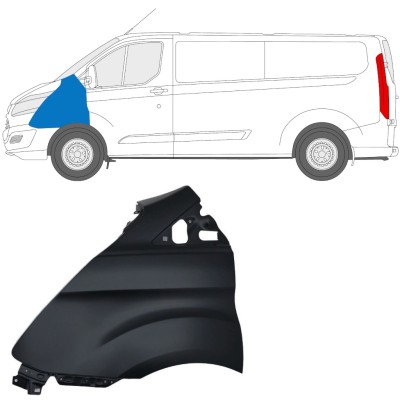 Predný blatník pre Ford Transit Custom 2013-2017 / Ľavý 17096