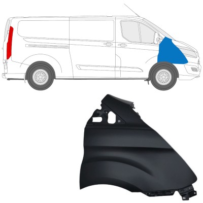 Predný blatník pre Ford Transit Custom 2013-2017 / Pravá 17095