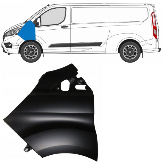 Predný blatník pre Ford Transit Custom 2017-2021 / Ľavý 17099