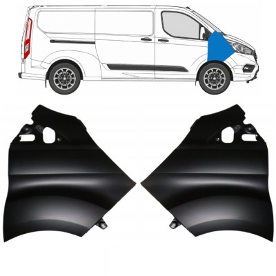 Predný blatník pre Ford Transit Custom 2017-2021 / Ľavá+Pravá / Sada 17100
