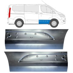 Opravný plech predných dverí pre Ford Transit Custom 2013-2023 / Ľavá+Pravá / Sada 15967