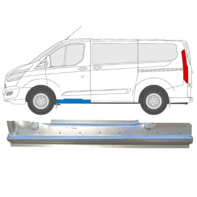 Opravný plech prahu pre Ford Transit Custom 2013- / Ľavý 14642