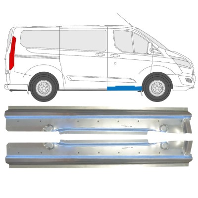 Opravný plech prahu pre Ford Transit Custom 2013- / Ľavá+Pravá / Sada 14643