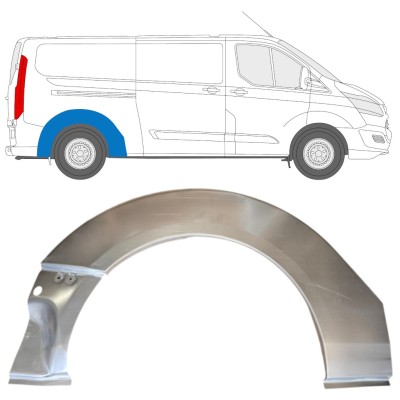 Opravný plech prahu pre Ford Transit Custom 2013- / Pravá 14647