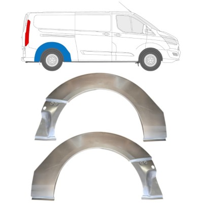 Opravný plech prahu pre Ford Transit Custom 2013- / Ľavá+Pravá / Sada 14649