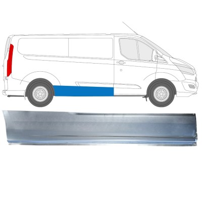 Opravný plech boku pre Ford Transit Custom 2013-2023 / Pravá 15972