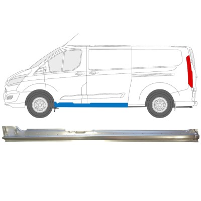 Kompletný prah posuvných dverí pre Ford Transit Custom 2013- / Ľavý 14645
