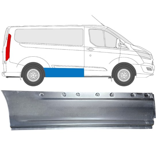 Opravný plech boku pre Ford Transit Custom 2013- / Pravá 15973