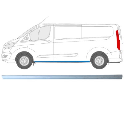 Opravný plech spodnej časti prahu pre Ford Transit Custom 2013-2023 / Ľavý 16895