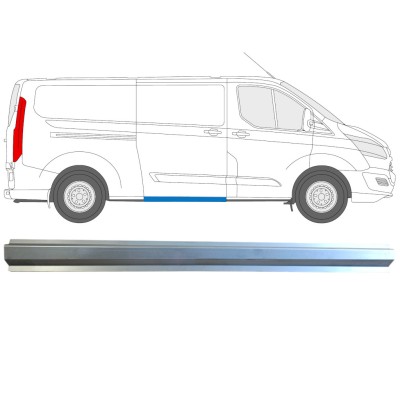 Opravný plech prahu posuvných dverí pre Ford Transit Custom 2013-2023 / Pravá 16896