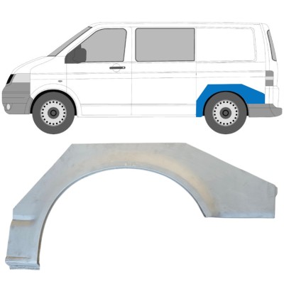 Lem zadného blatníka pre Volkswagen Transporter T5 2003-2015 / Ľavý 14763