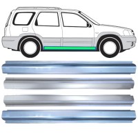 Opravný plech prahu + opravný plech vnútorného prahu pre Mazda Tribute 2001-2008 / Ľavá+Pravá 15599
